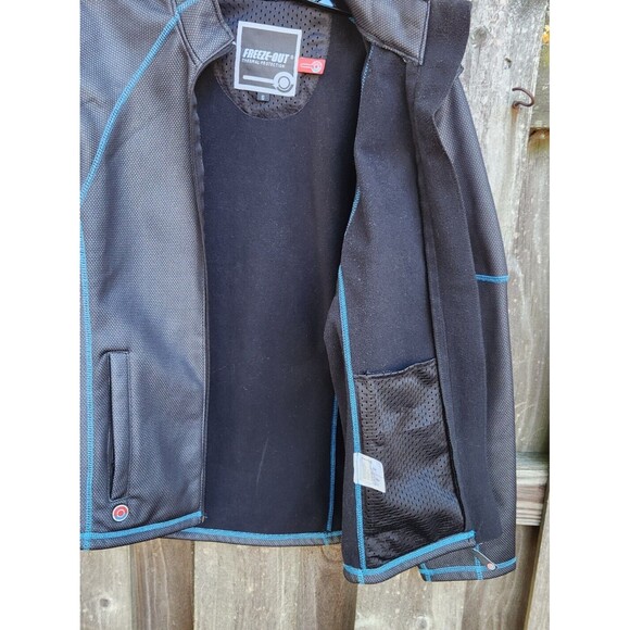 Freeze Out Thermal Protection Mens Small Moto Jacket Full Zip Detach Sleeves - Picture 8 of 15